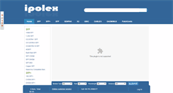 Desktop Screenshot of ipolex.com